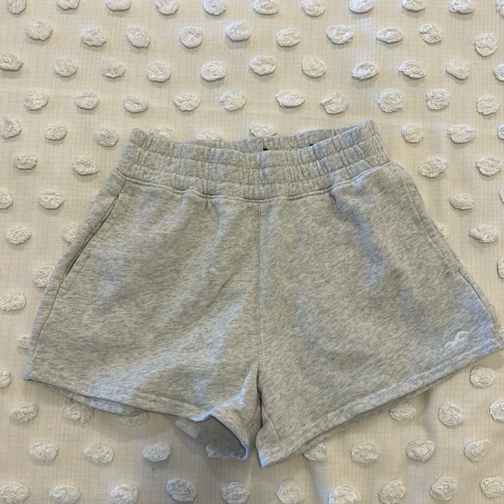 Hollister gray sweat shorts